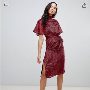 Spotted Velvet Dress